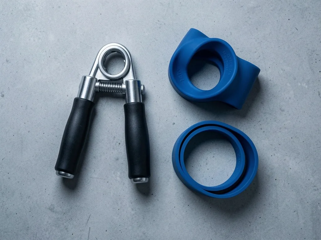 Assorted joint mobility tools laid out
